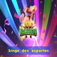 bingo dos esportes para imprimir